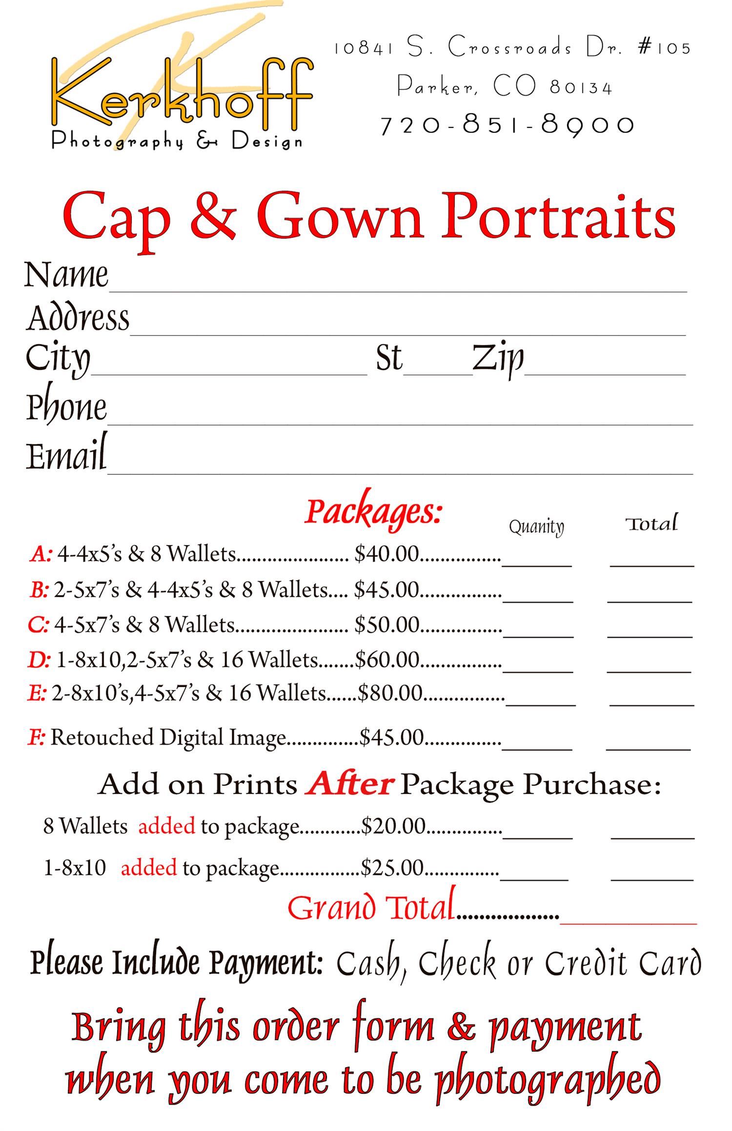 order form